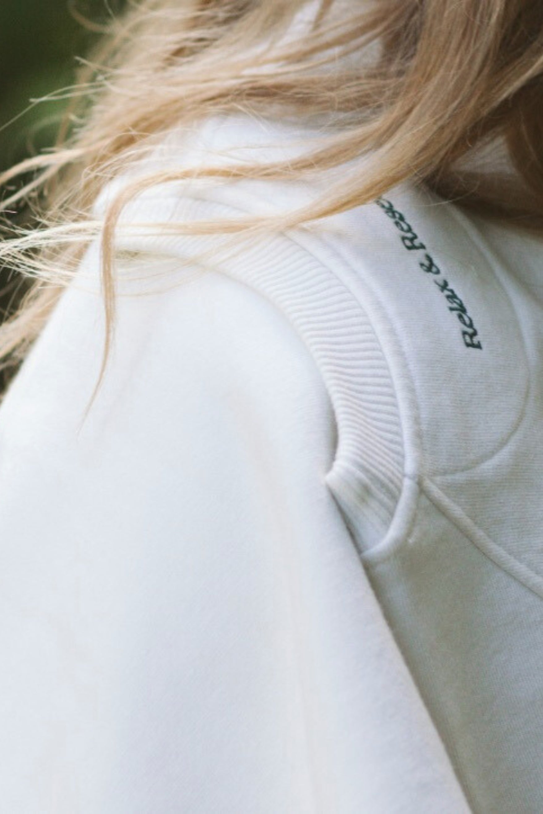 Tahoe College Sweater | White