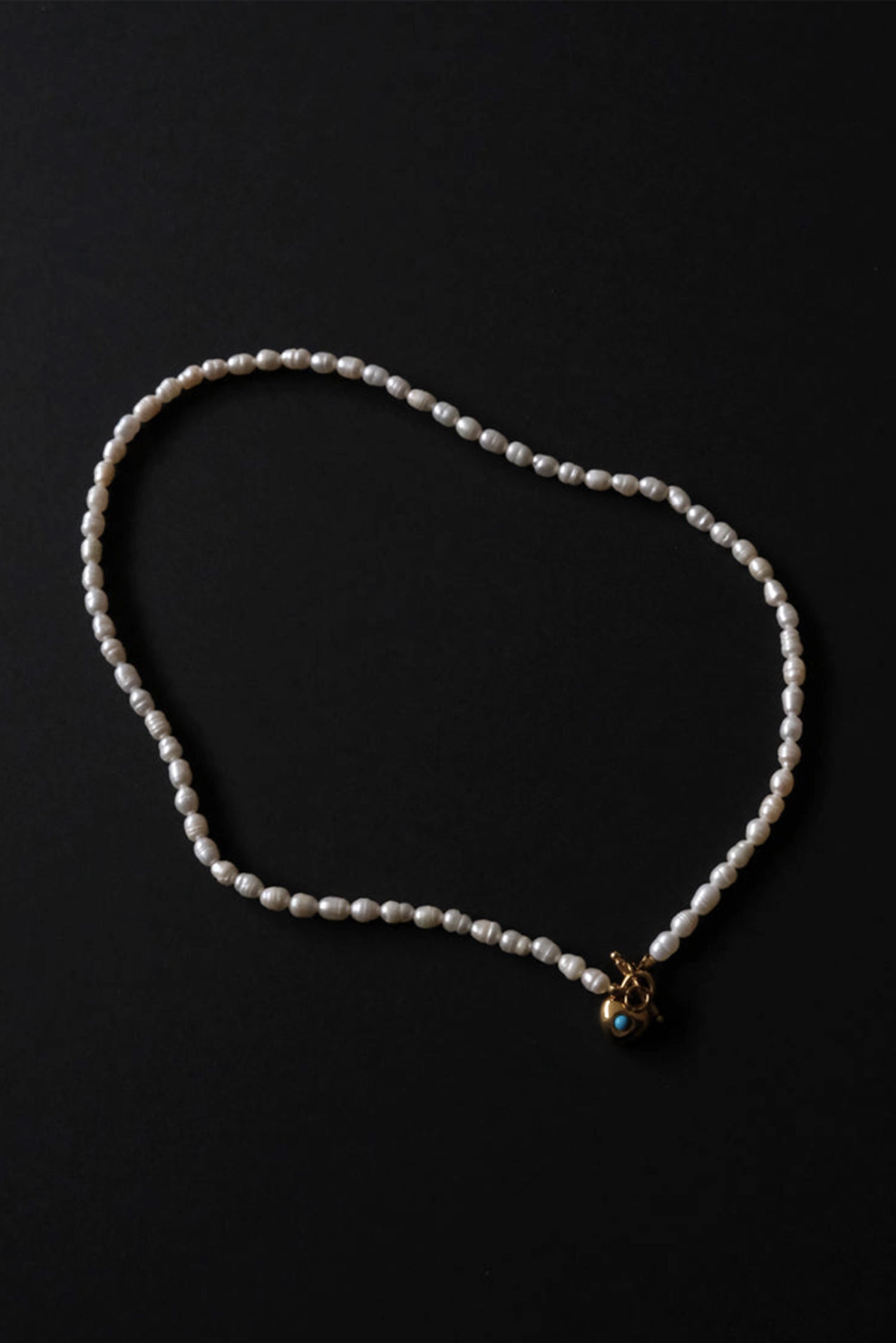 Perle lock necklace